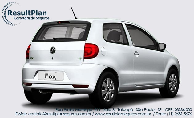 Seguro para Fox 1.0 Mi Total Flex 8V 5p da Volkswagen
