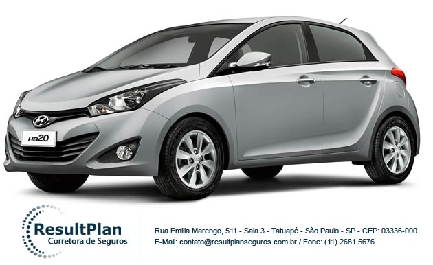 Seguro HB20 Premium 1.6 Flex 16V Automático